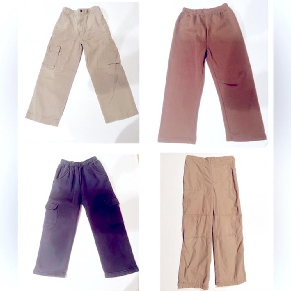 Bundle of 4 Size Medium ( 5 / 6 ) Sweats and Khakis